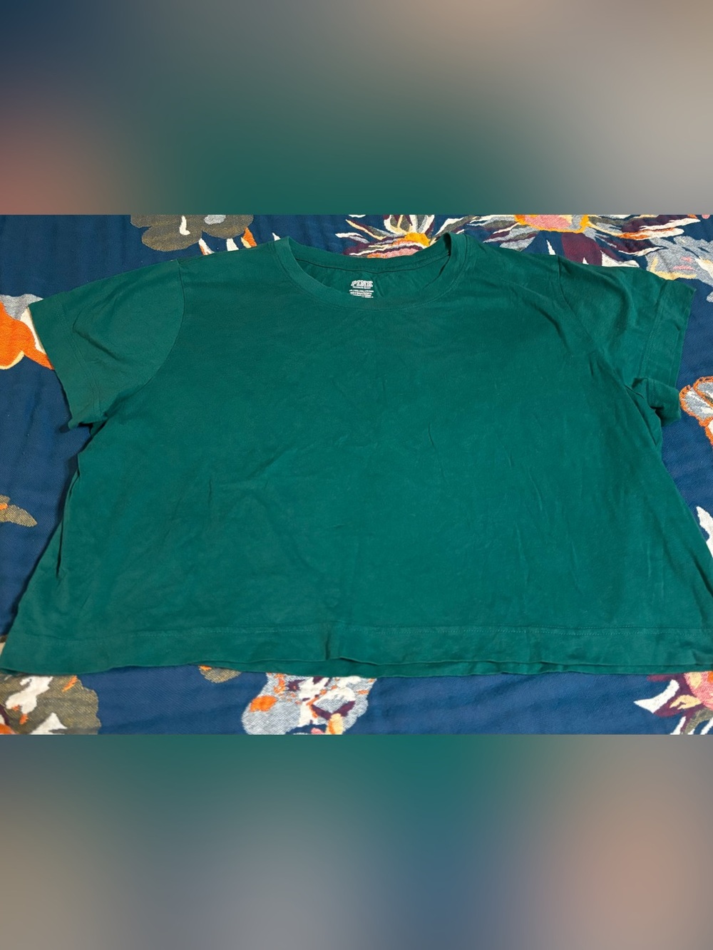 PINK Victoria's Secret Teal Crop Top